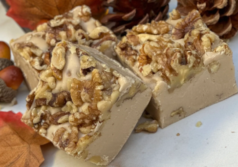 Fudge de arce y nueces