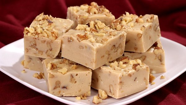 Fudge de arce y nueces