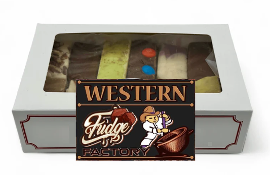 Fudge Sampler Box - 12 pieces $30