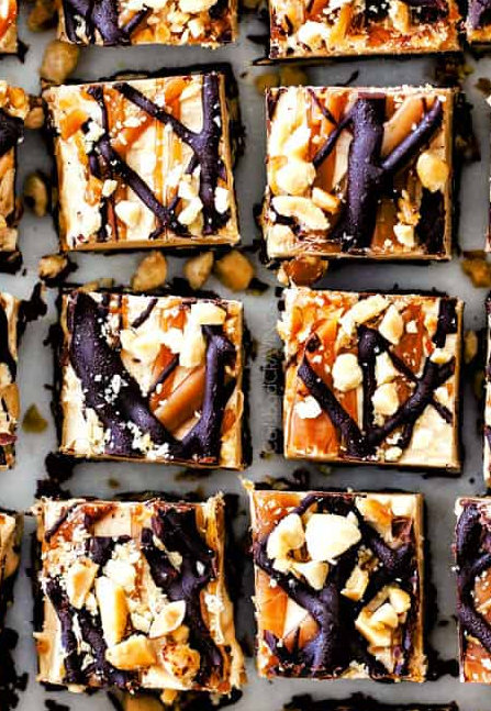 Chocolate Caramel Peanut Butter Fudge